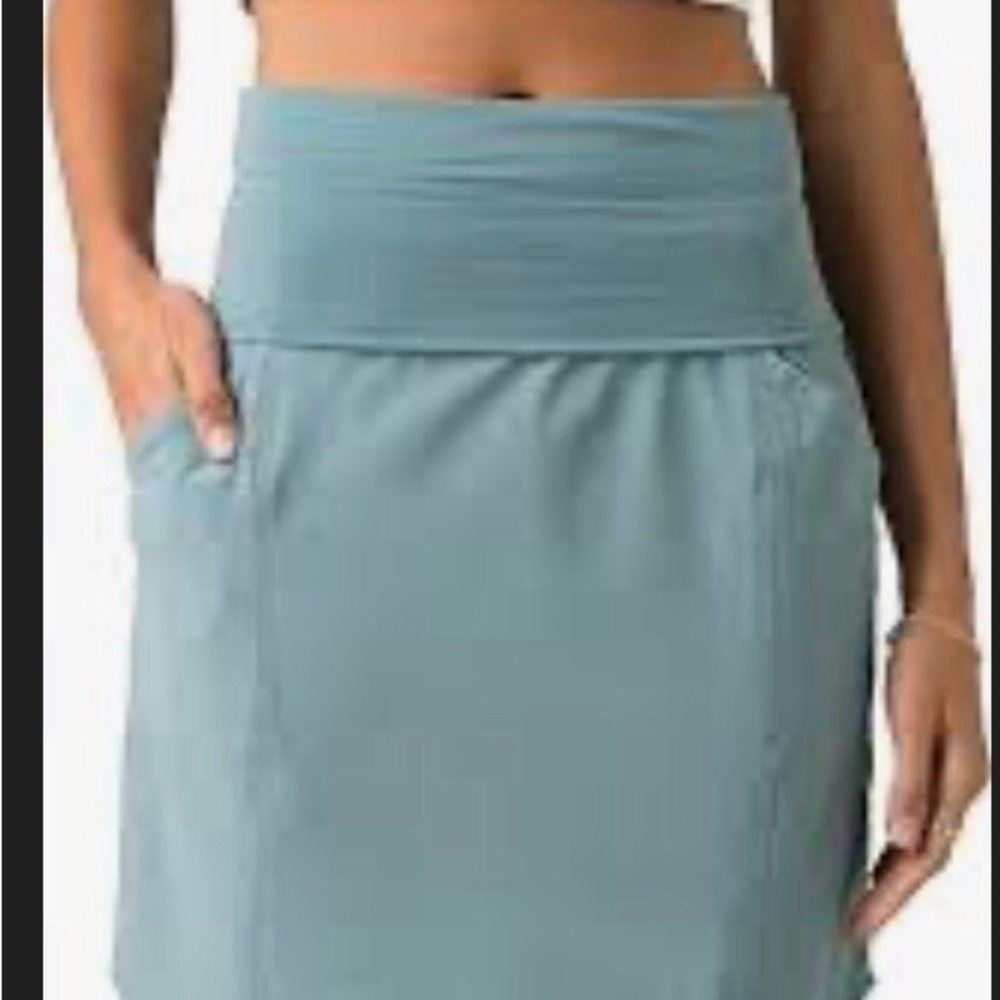 Prana Buffy skirt - small, smoky blue